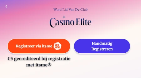 5 &euro; onmiddellijk + 5 &euro; na storting: de itsme&reg;-activatie van Casino Elite